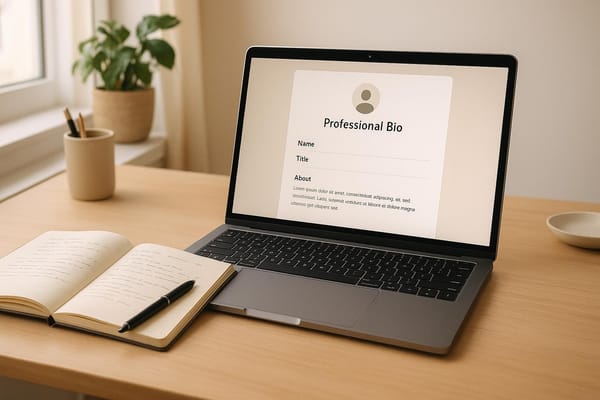 How to Create an Engaging Professional Bio: Step-by-Step Guide